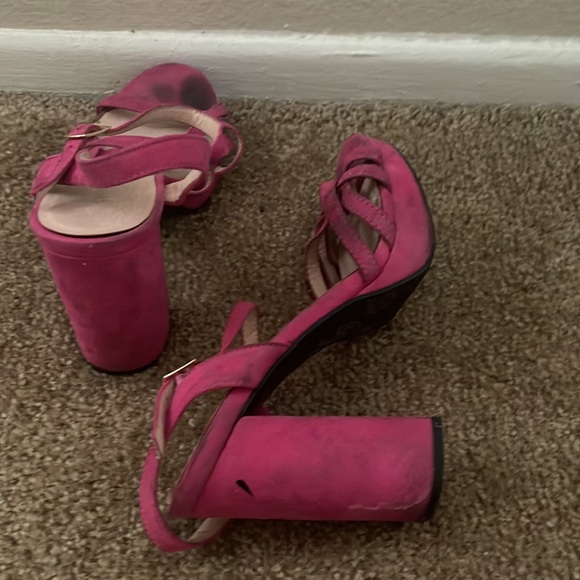 Used Chinese laundry chunky heels size 8 - Picture 5 of 6